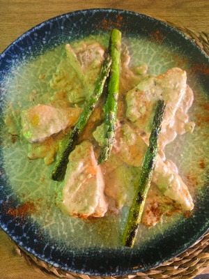 SALMON A LA ALMENDRA