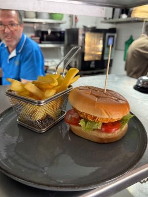 HAMBURGUESA POLLO CRUJIENTE